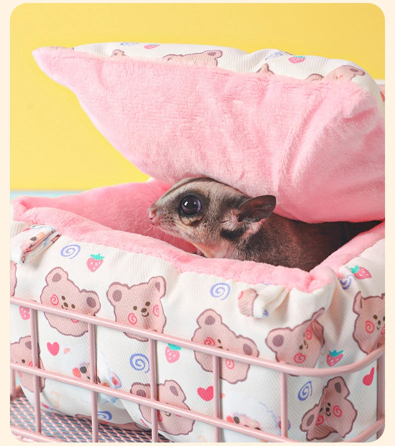 Hanging Rat Ledge Metal Ferret Hammock Squirrel Cage Bed Small Animal Habitat Hamster Sugar Glider Rat Cage Platform Accessories