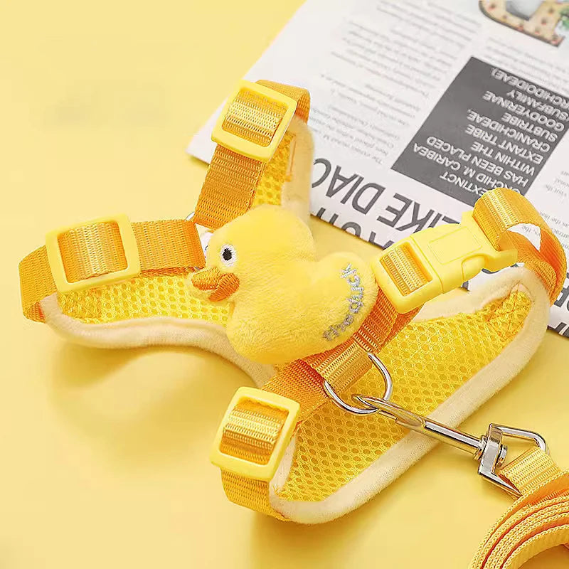 No Pull Cat Harness and Leash Set for Walking Escape Proof, Adjustable Nylon Mesh Cute Cat Harness for Cats Small Medium Dogs