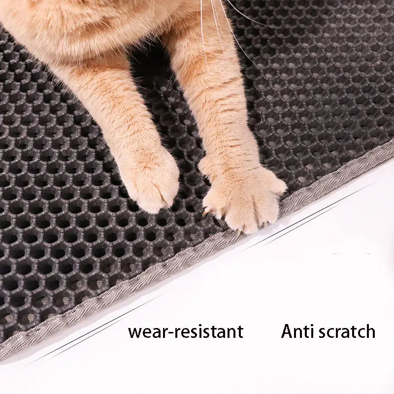 EVA Double Layer Cat Litter Pad Waterproof Non-Slip Easy Cleaning Pet Accessory