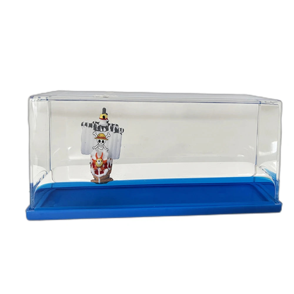 Going Merry Thousand Sunny Floating Ship Hourglass Drift Bottle Nautical Home Decor