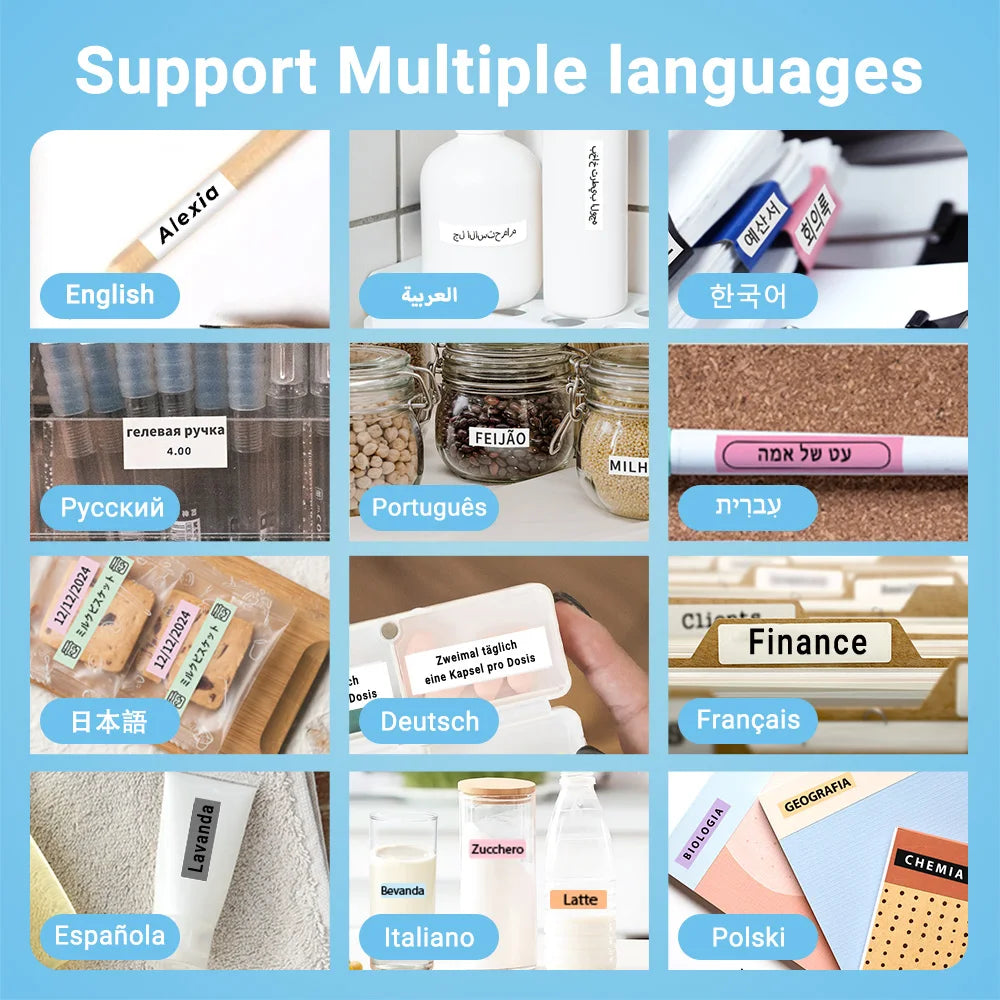 Phomemo Q30 Label Printer Mini Pocket Thermal Wireless Maker