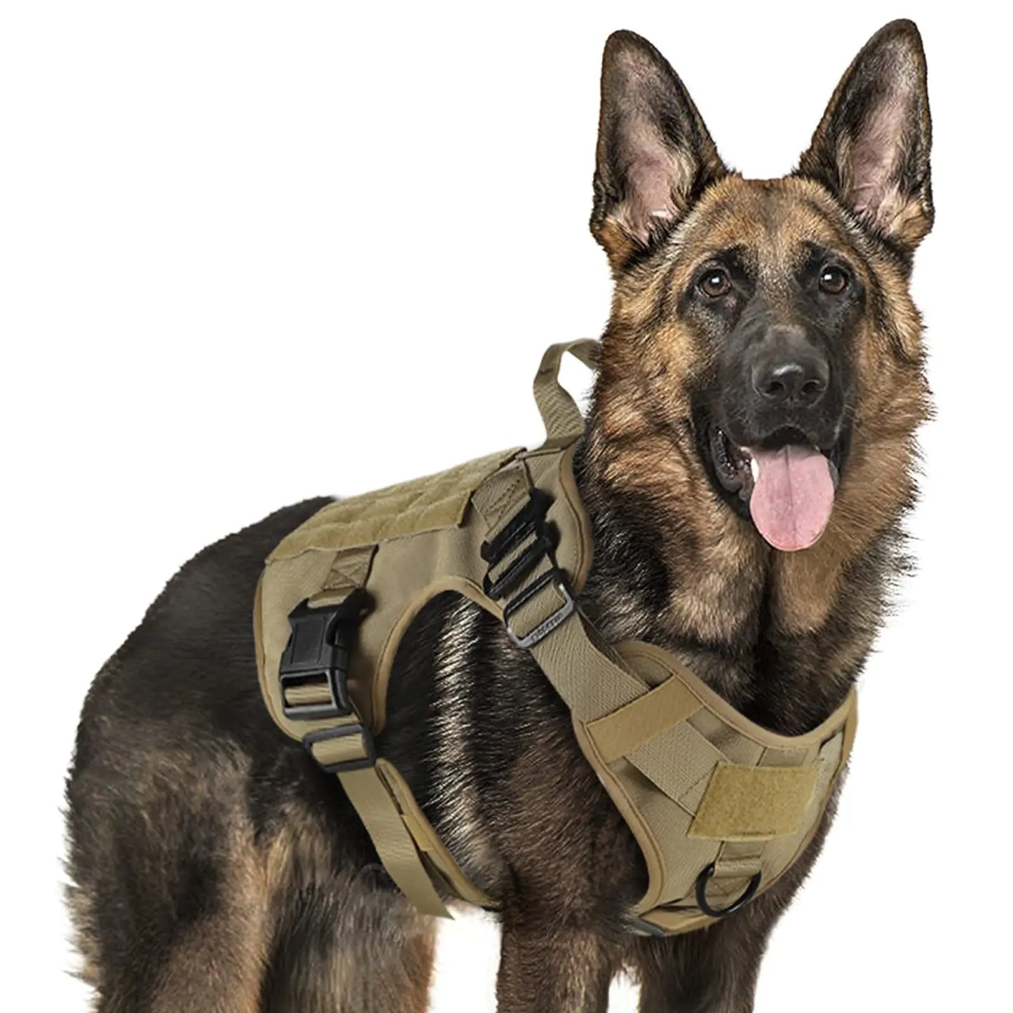 Military Large Dog Harness Training Vest for Bulldogs Shepherds