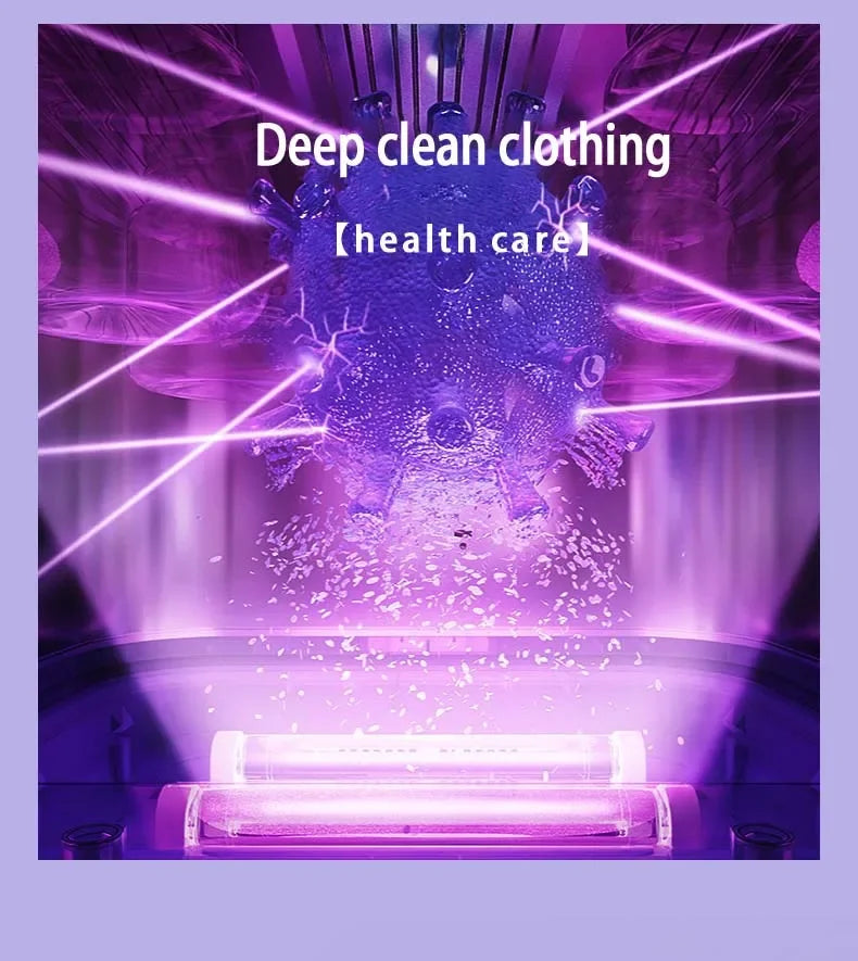 8L Foldable Washing Machine Mini Travel Washer With Drying