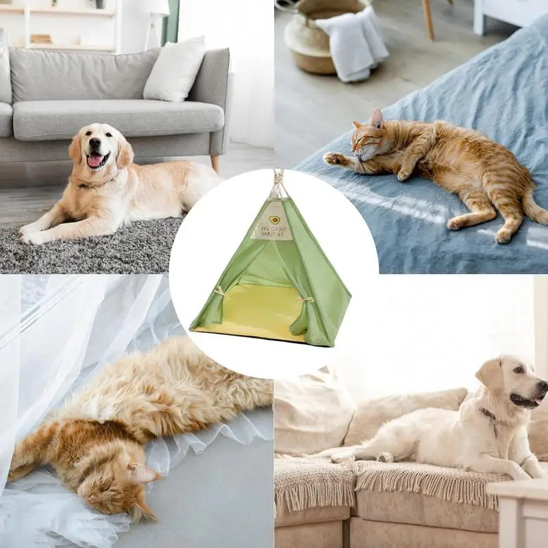 Portable Pet Playpen Breathable Mesh Foldable Dog Tent In Stable Structure Pet Teepee Machine Washable Portable Indoor Dog House
