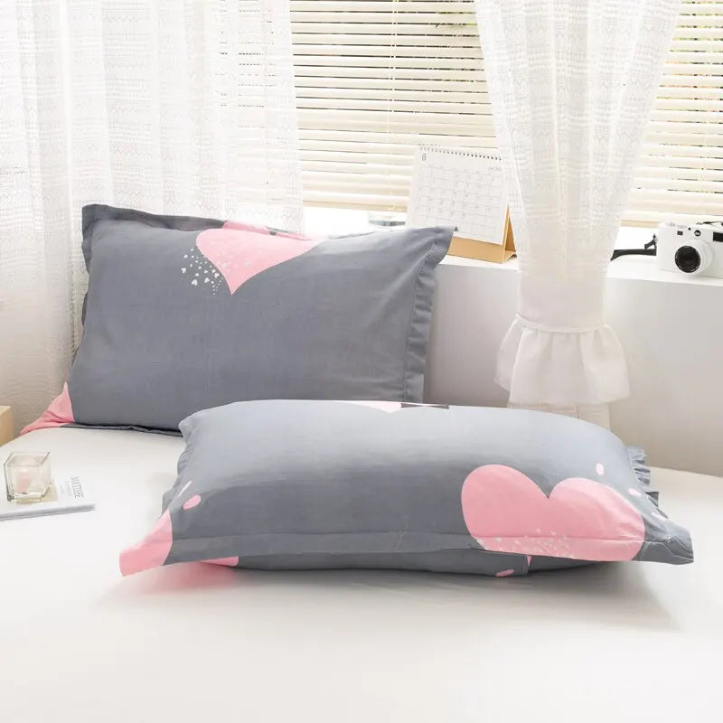 One Pair of Washable Pillowcases 48cm X 74cm Set