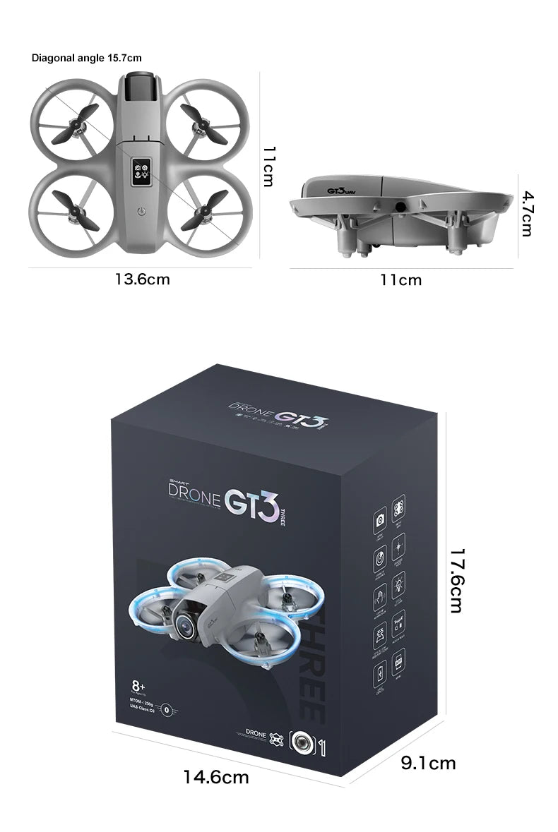 Original GT3 Drone 8K 5G GPS HD Quadcopter UAV