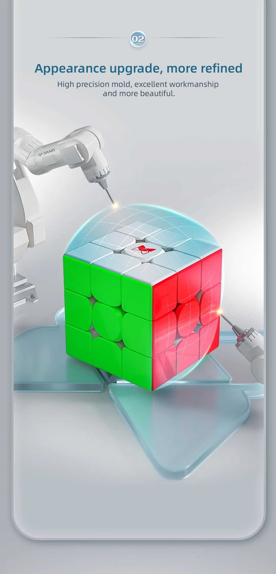 Qiyi X-Man Tornado V3 M Magnetic Speed Cube Puzzle Toy