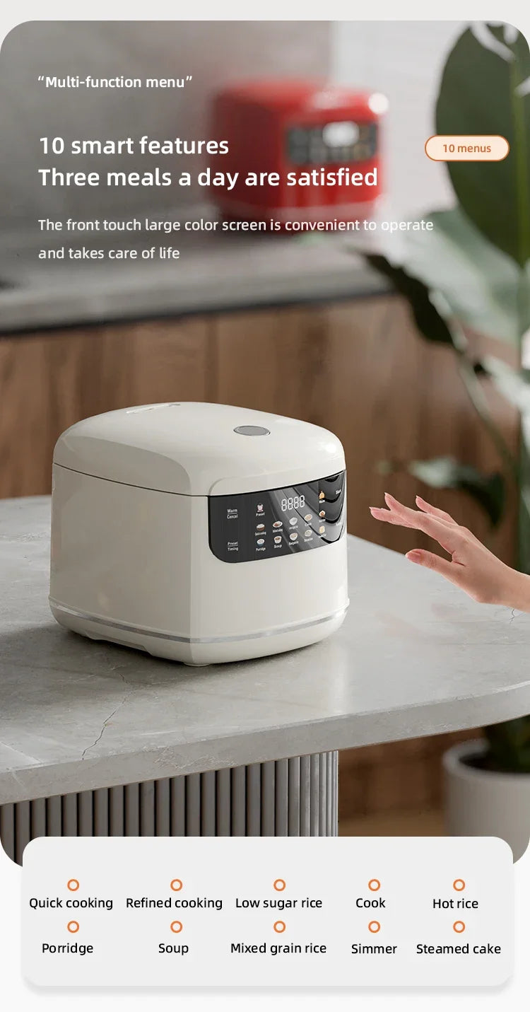 MultiCooker Electric Rice Cooker – Versatile 2L Non-Stick Cooking Machine