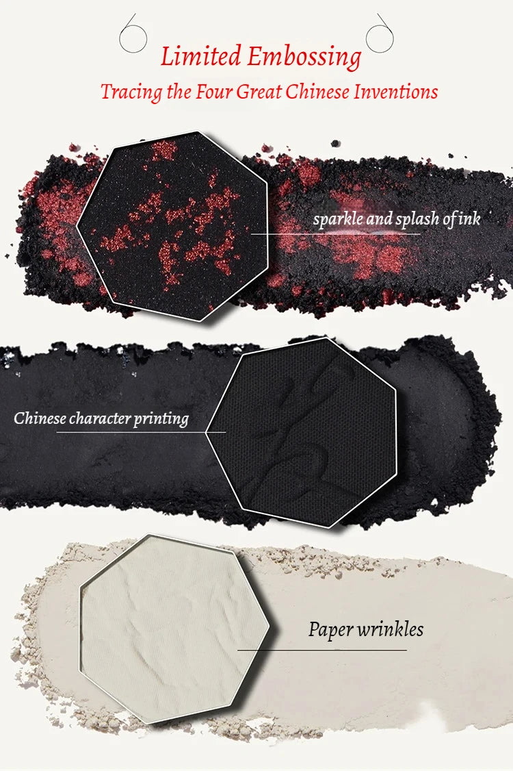 Girlcult Vegan 4 Color Eyeshadow Palette Shimmer Matte Chameleon Makeup for Halloween and Everyday Looks