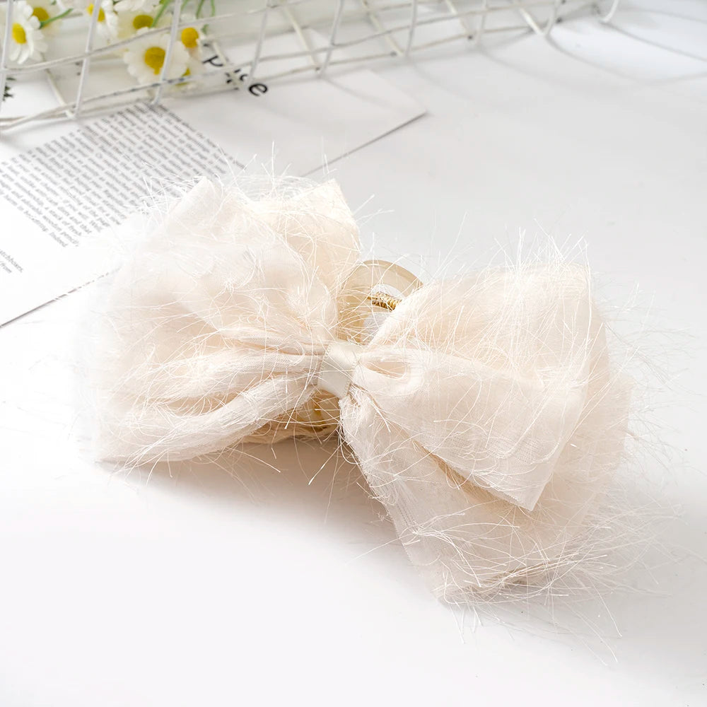 Bow Hair Claws Clip Large Shark Claw Hair Clips for Women