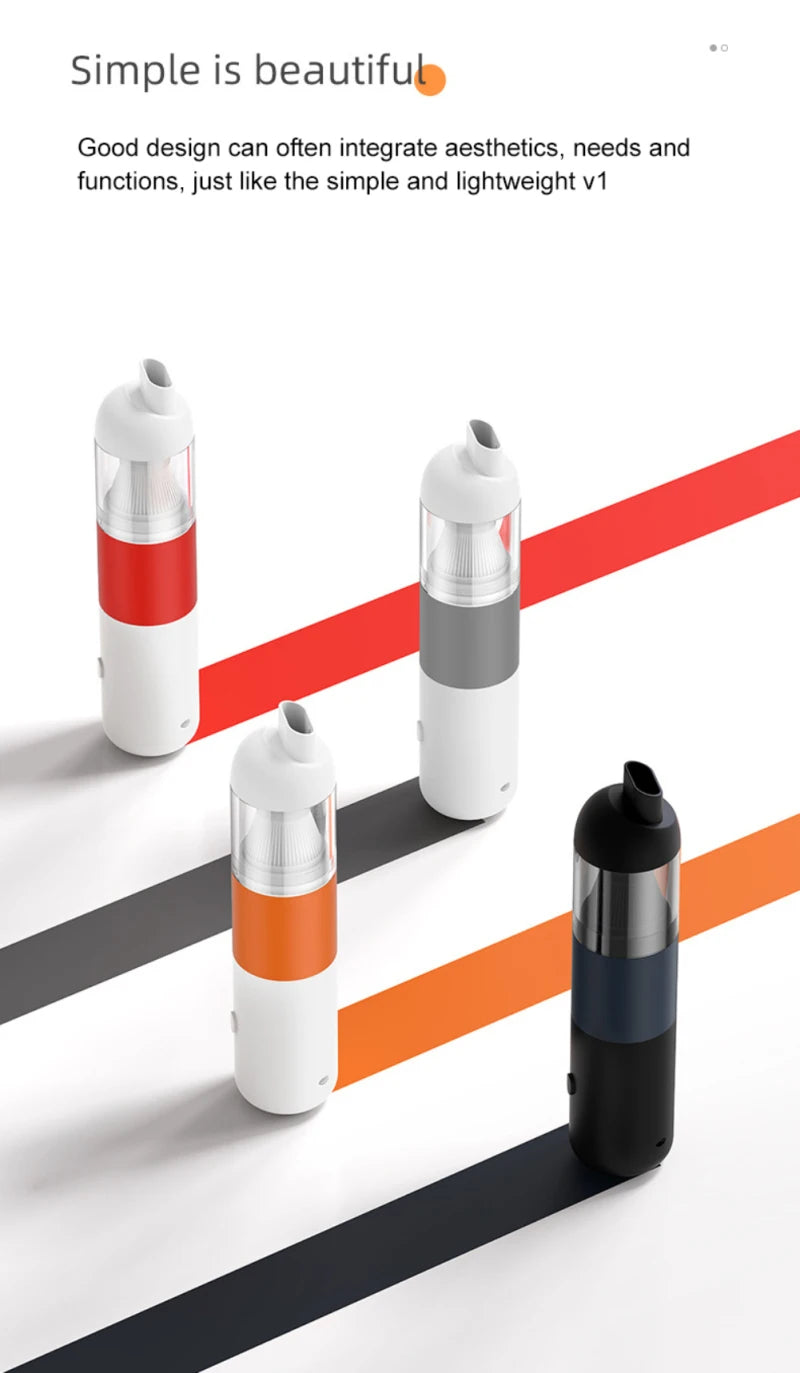 New Car Vacuum Cleaner Portable Mini Handheld 20000PA Dust Catcher