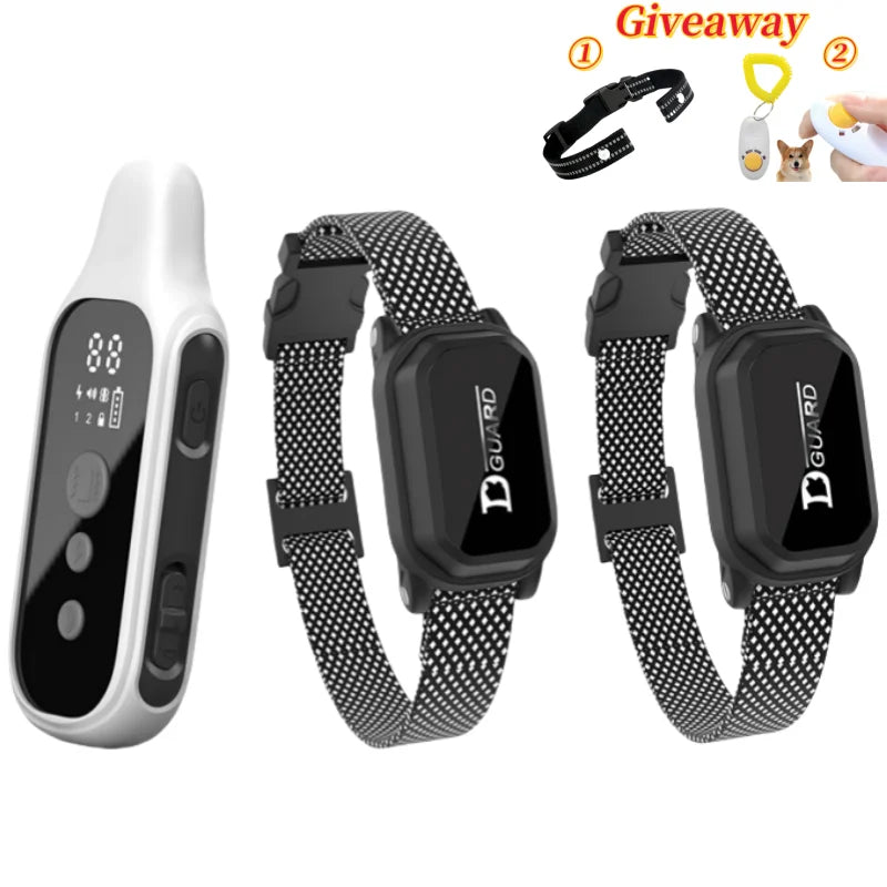 800m Waterproof Rechargeable Digital Dog Training Collar with Remote Control and LCD Display for All Sizes