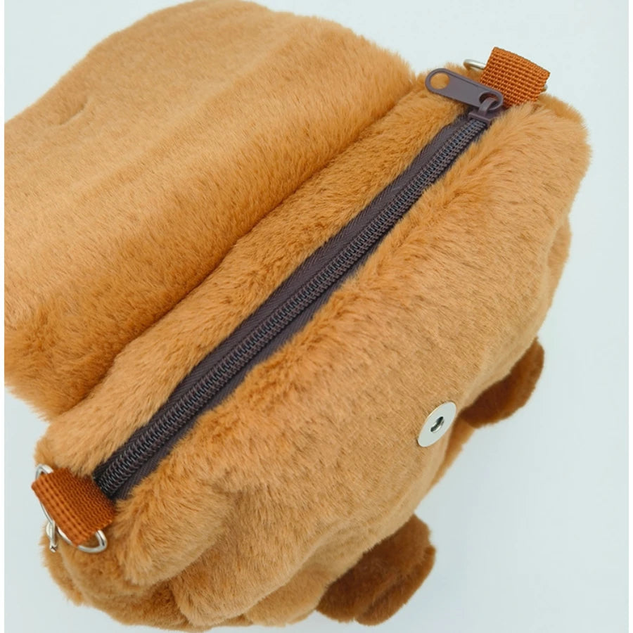 Capybara Plush Backpack Kawaii Fashion Mini Knapsack Bag