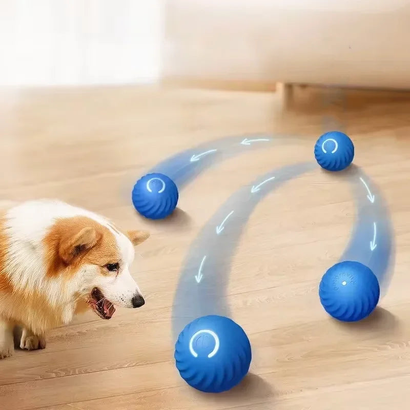 Dog Toys Intelligent Gravity Jump Ball Rechargeable Chase Interactive Pet Toy