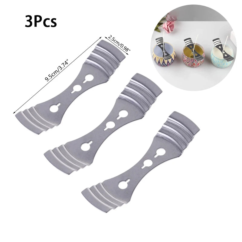 120Pcs Waxed Cotton Candle Wicks with Stand for DIY Candle Making Supplies