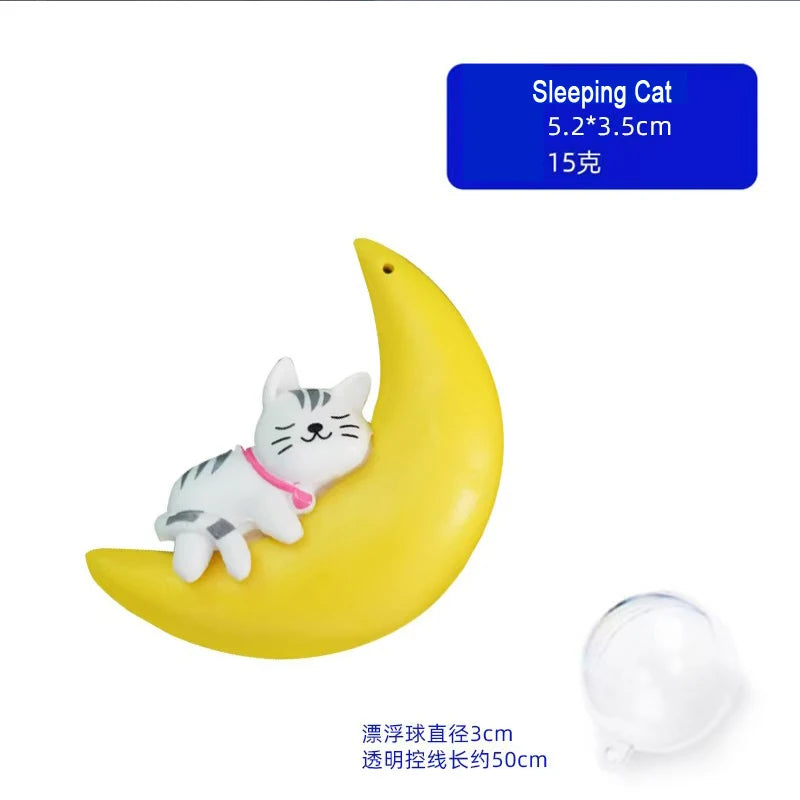 Cartoon Fish Tanks Decor Mini Diver Simulated Floating Mermaid Aquarium Fish Tank Decoration Kiki Pendant Aquarium Accessories