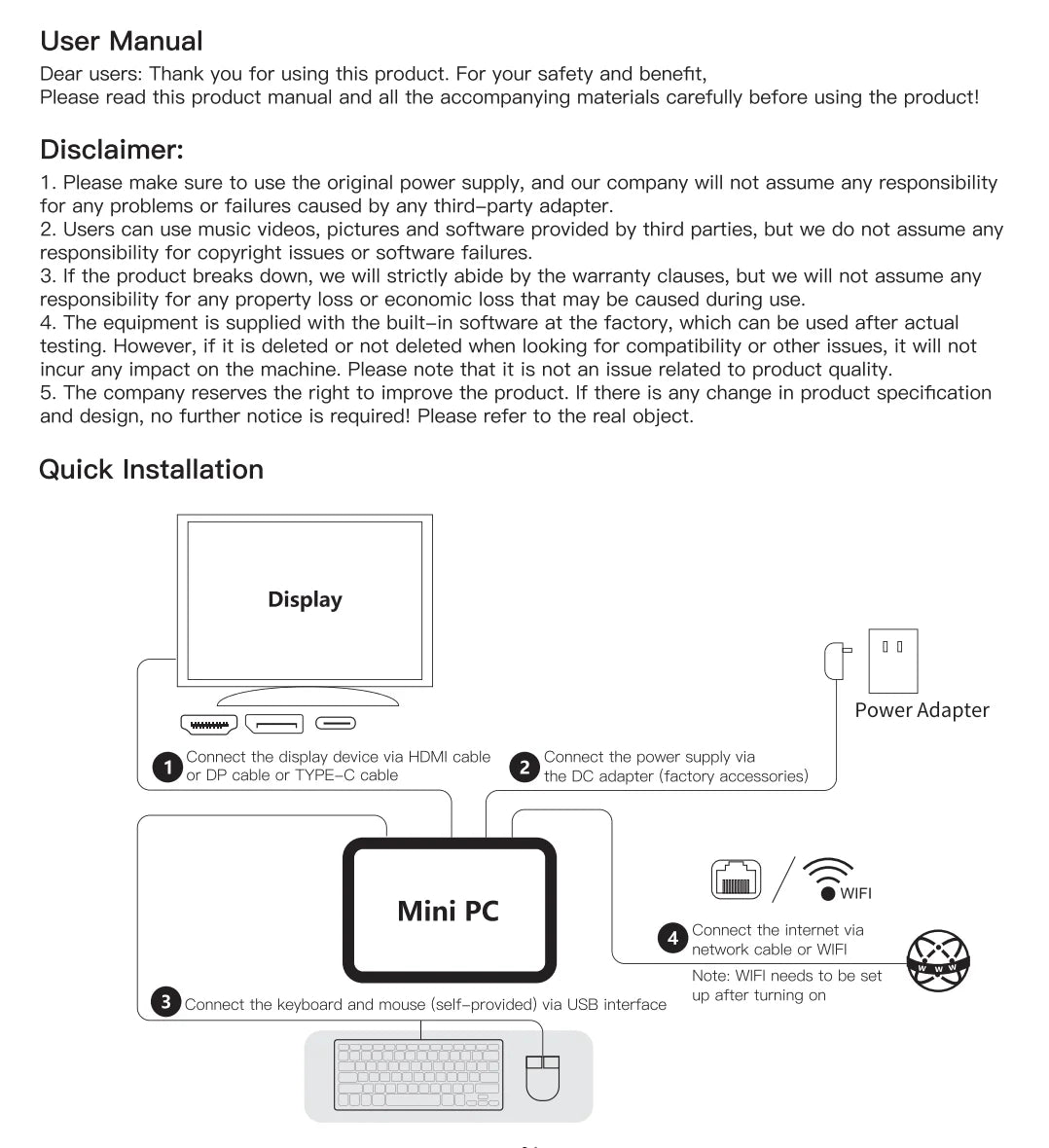 FIREBAT T8 Pro Plus Mini PC Intel Celeron N5095 8GB 16GB 256GB 512GB