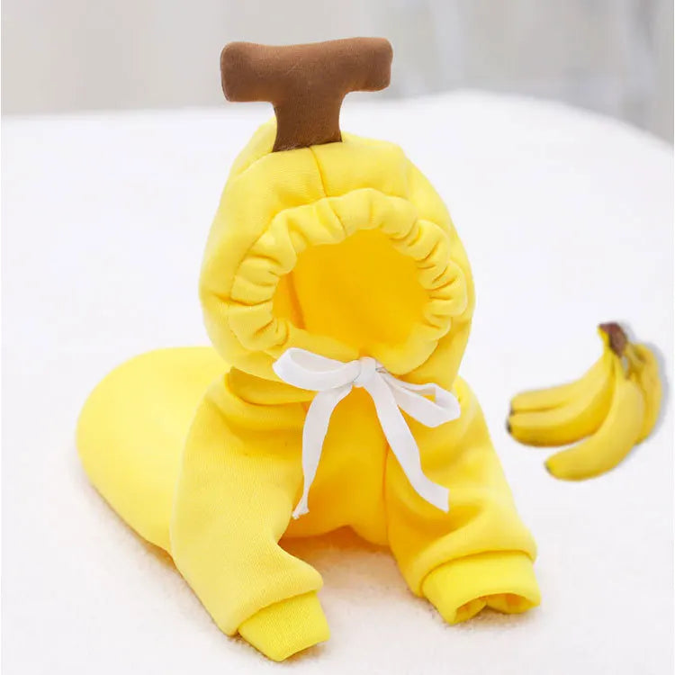Cute Fruit Dog Clothes for Small Dogs hoodies Warm Fleece Pet Clothing Puppy Cat Costume Coat for French Chihuahua Jacket Suit