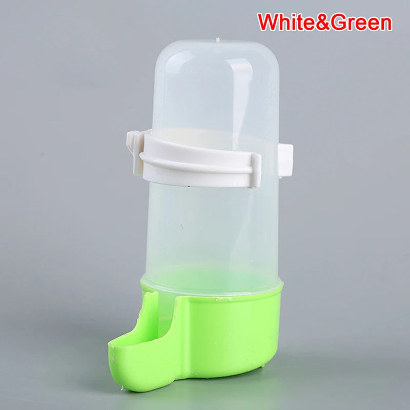 1X High Quality 1Pc Bird Feeder Plastic Food Water Feeding Automatic Drinker Parrot Pet Dispenser Drinking Cup Bowls Parrot Cage