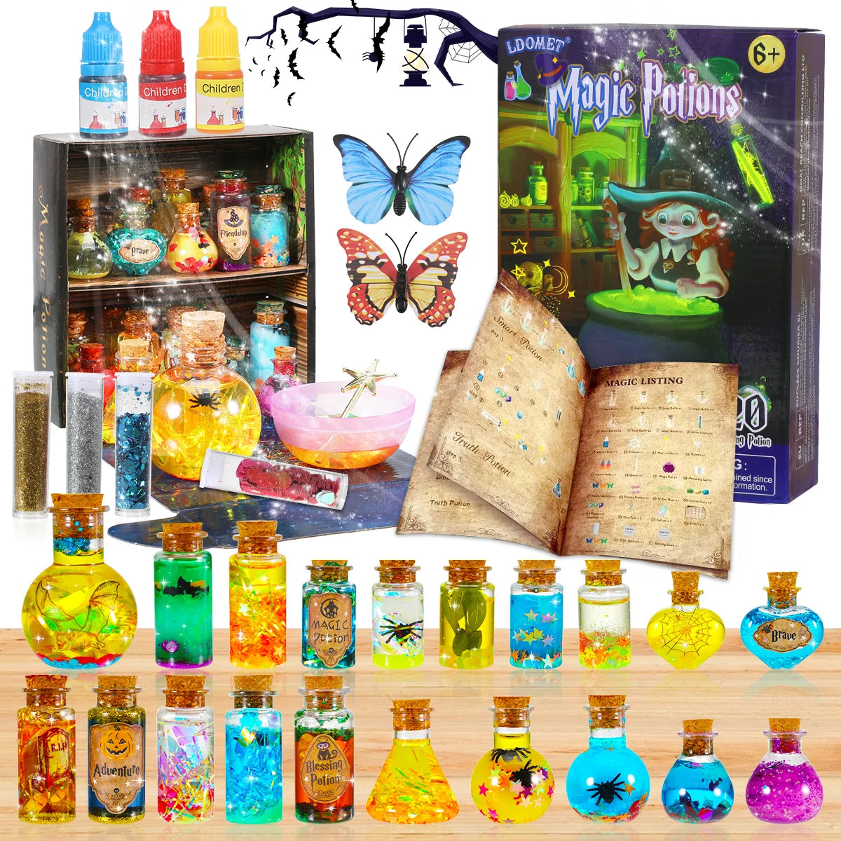 DIY Fairy Magical Potions Kit for Kids - Color Changing and Freezing Potions Art Craft Science Experiment Set