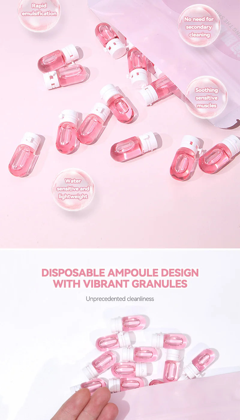 ZVEV Micelle Water Makeup Remover Capsules - 40 Plant Essence Purifying Capsules for Eyes Lips and Face Perfect for Travel