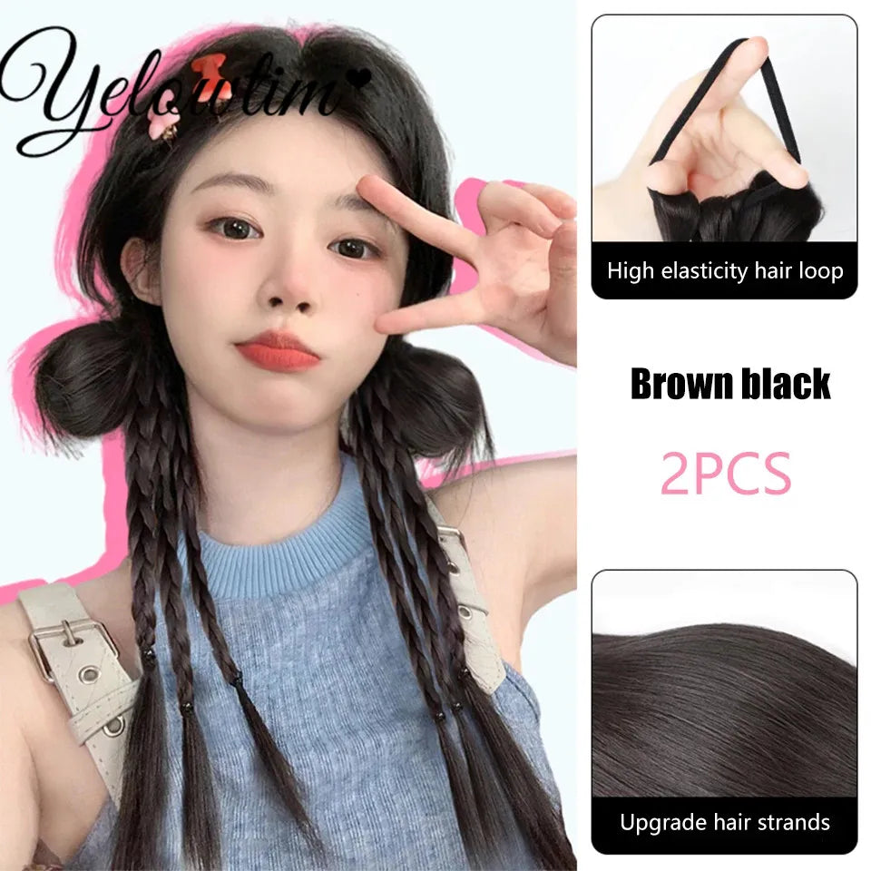 Synthetic 10inch to 16inch Curly Ponytail Wig for Women