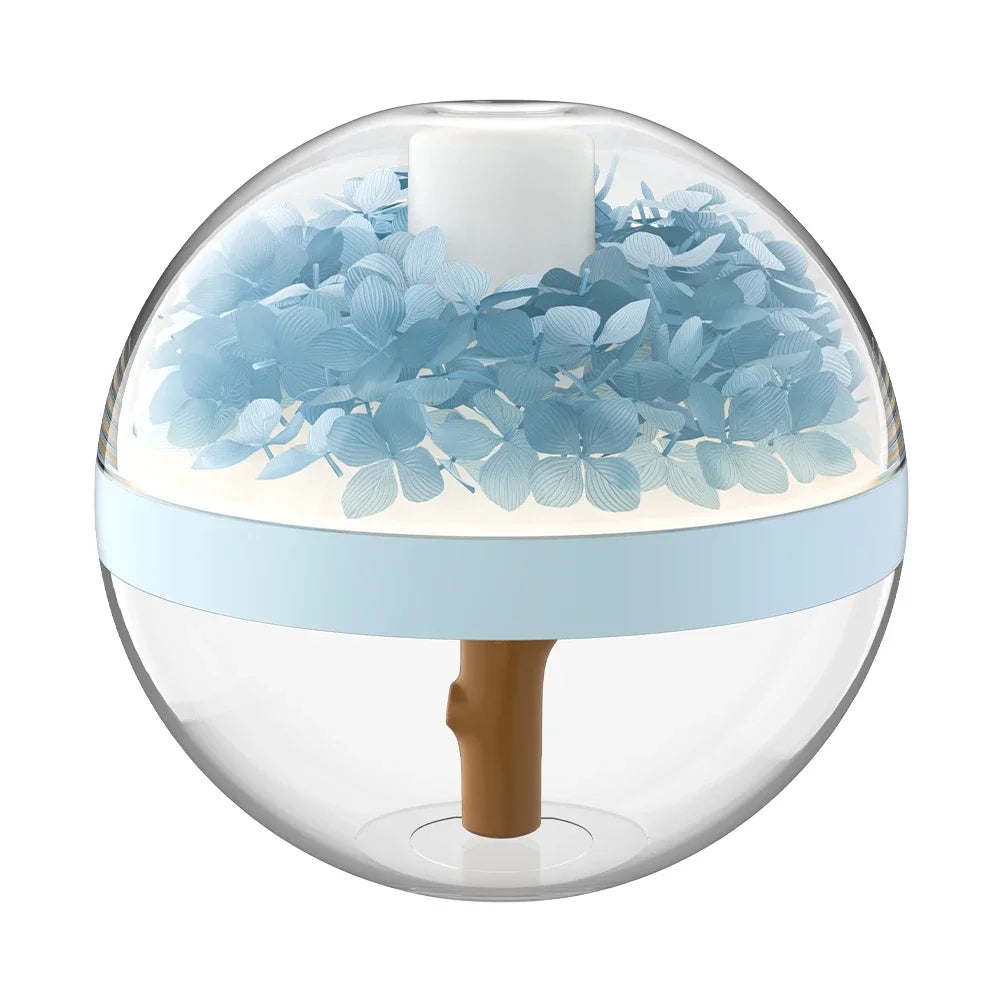 270ML USB Rechargeable Air Humidifier with LED Light and 800mAh Battery for Home Hydration and Relaxation