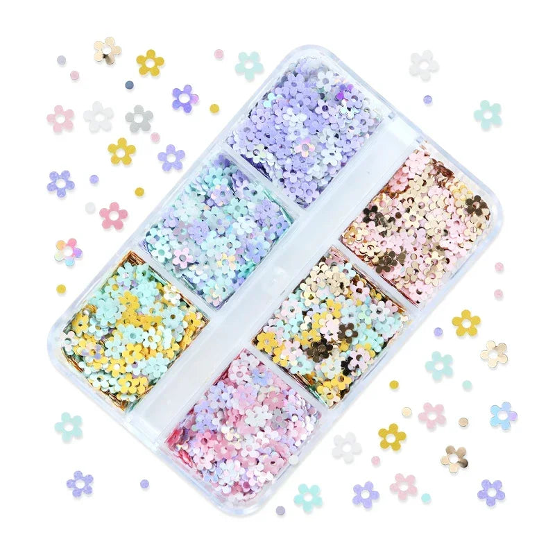 Holographic Glitter English Alphabet Flakes For DIY Resin