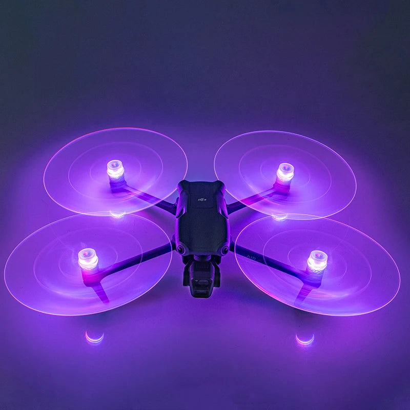 4pcs Mini 4 Pro Rechargeable LED Light Flash Propellers for DJI Mini 3 Pro Air 3