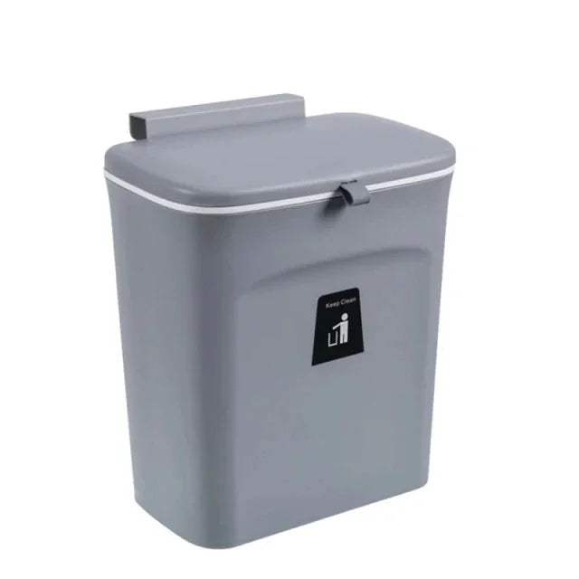 7L 9L Wall Mounted Trash Can with Lid for Kitchen and Bathroom Stylish Waste Bin Eco-Friendly Design
