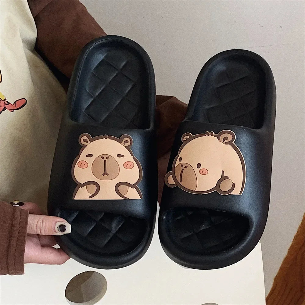 Home Slipper Women Capybara Cute Cloud Sandals Flip Flops