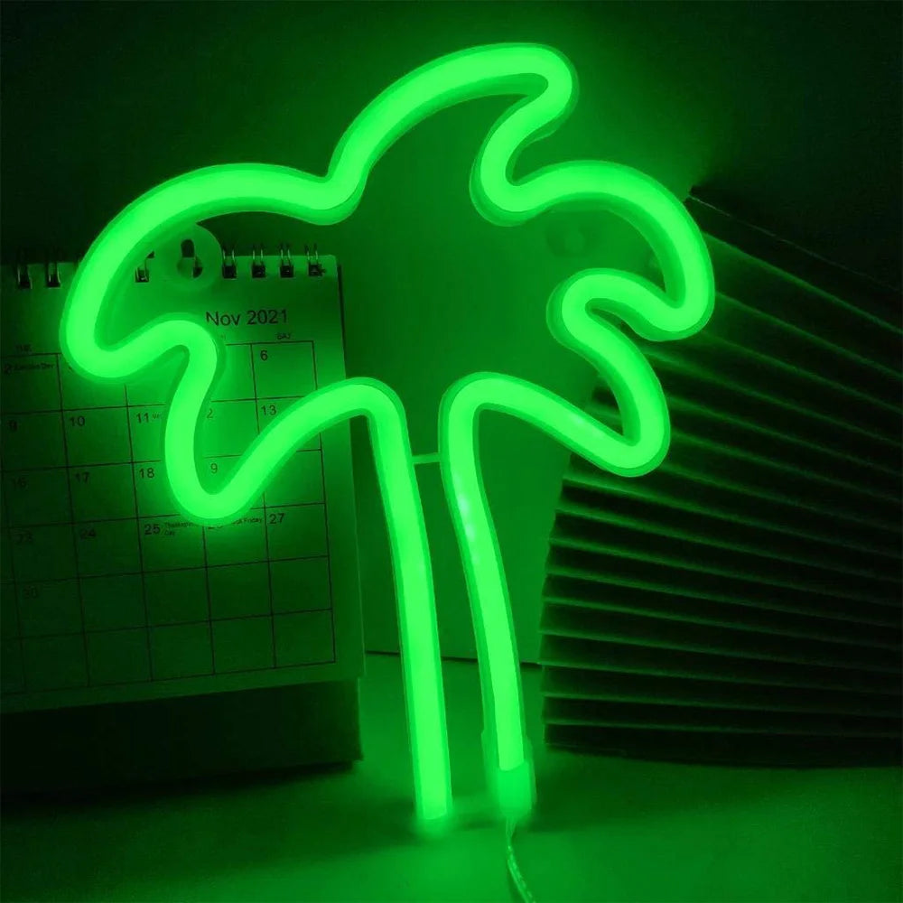 USB/Battery LED Neon Sign Lights Musical Note Wall Art Decor