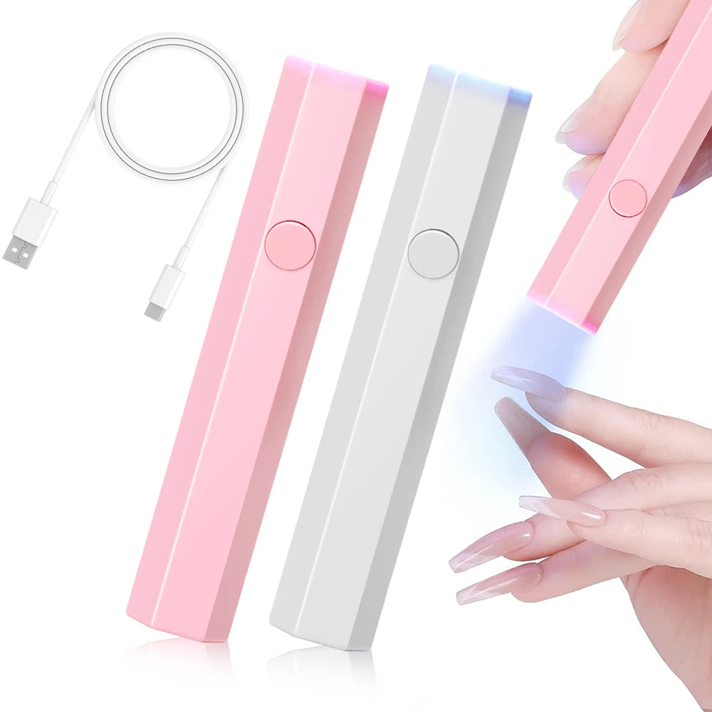 LULAA Handheld UV Light For Gel Nails Dryer Portable Lamp