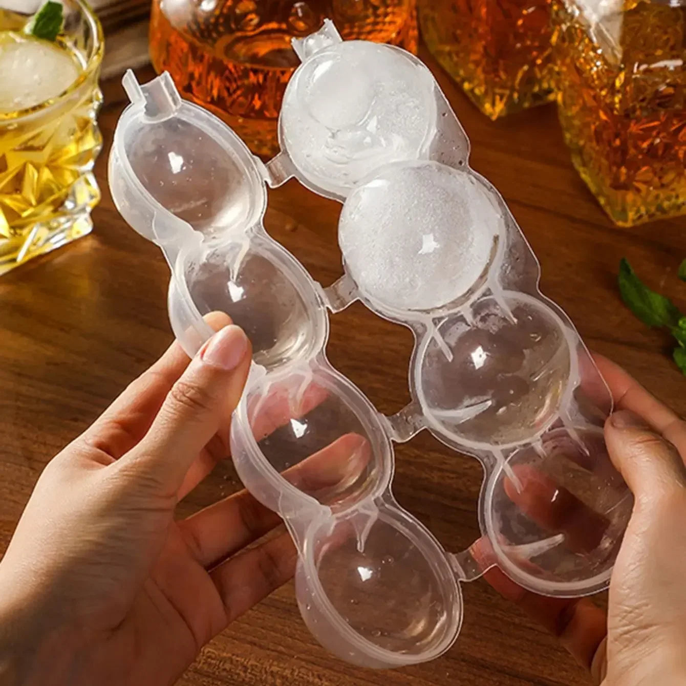 1PC Ice Hockey Ball Mold for Perfect Spherical Ice Balls