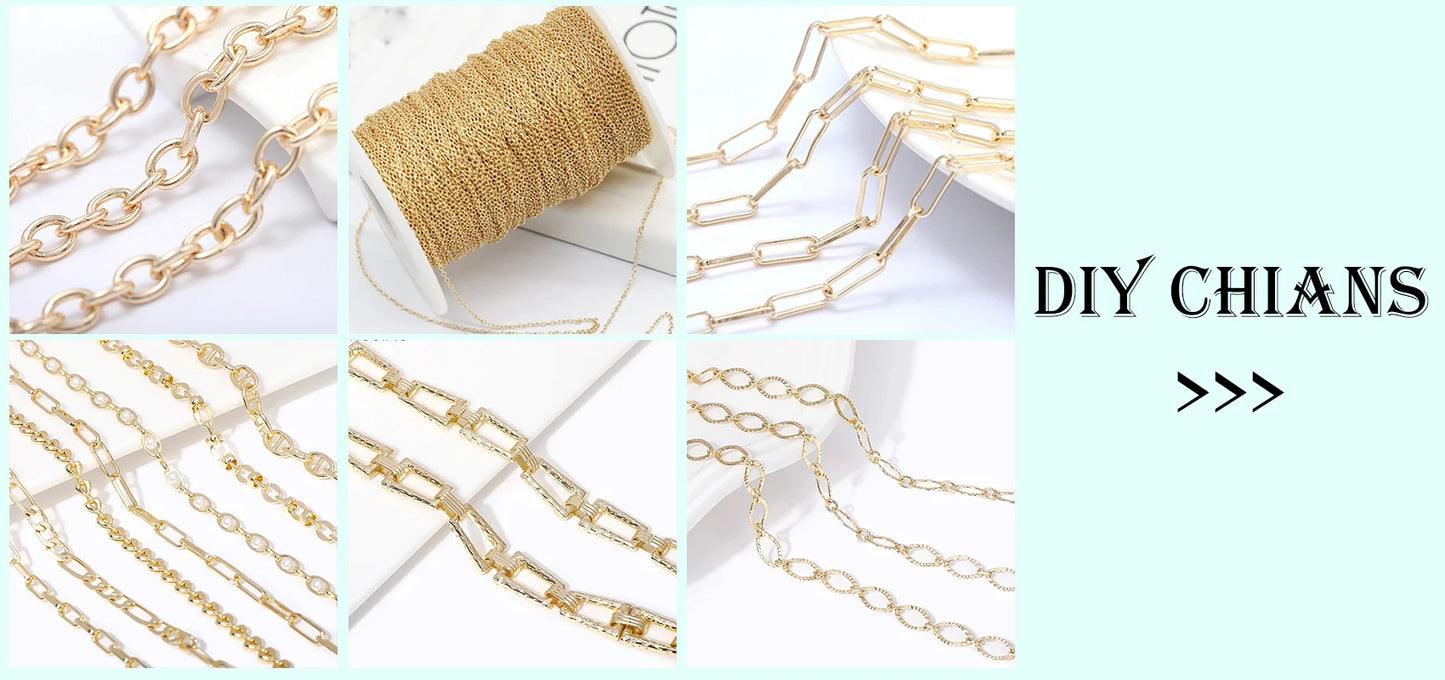 Multi Styles 18K Gold Plated Brass Flower Safety Clasps for DIY Jewelry