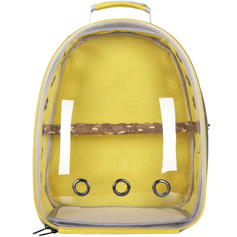 Bird Cage Panoramic Pet Backpack Breathable Out Pet Bird Bag Go Out Portable Transparent Backpack Pet Supplies