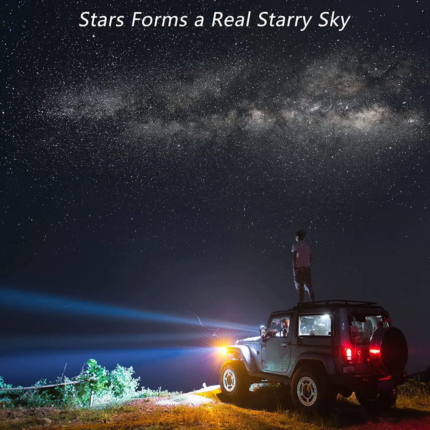 New UFO LED Star Projector Night Light 8 in 1 Planetarium Lamp for Kids Room Decor