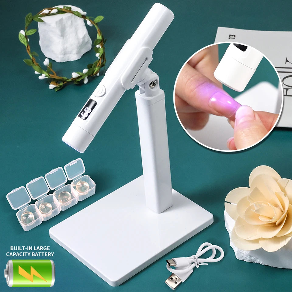 Mini Professional Nail Art UV LED Light Portable Nail Dryer