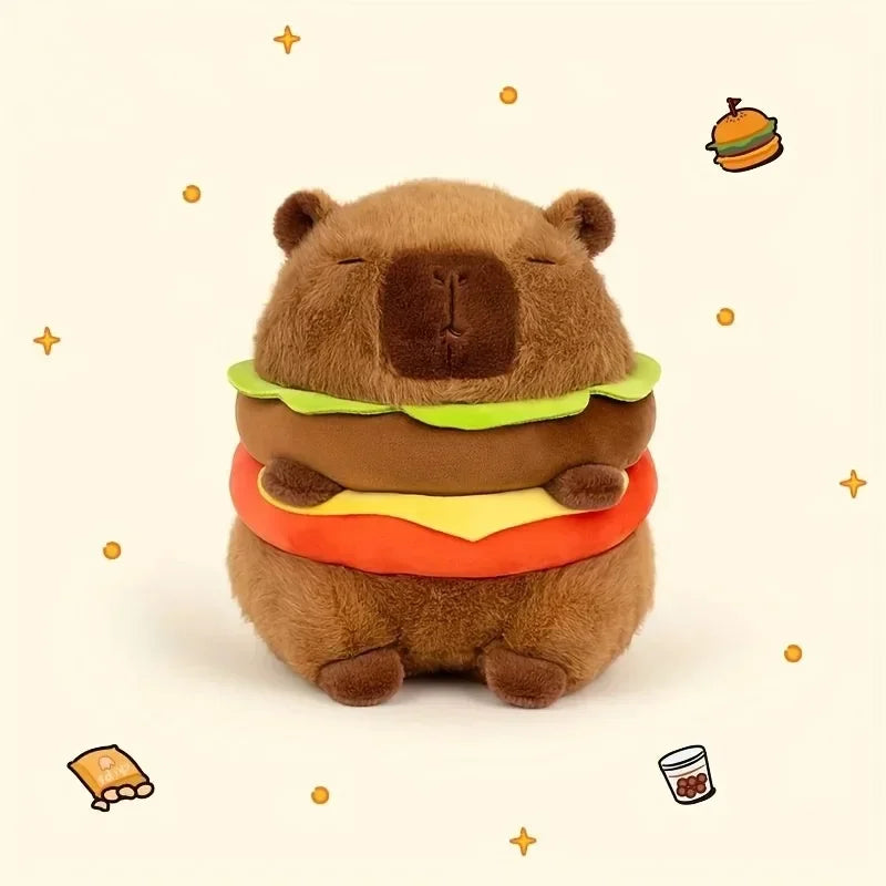 23cm Capybara Plush Doll Soft Fluffy Animal Toy Gift