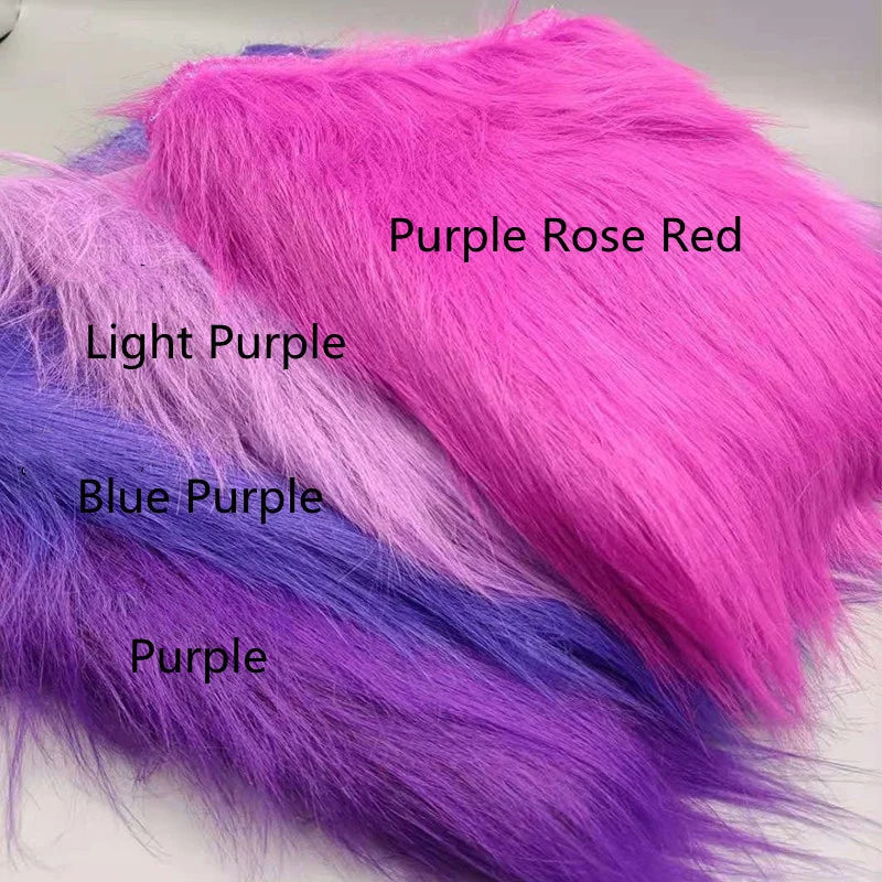 35 Colours 12cm Soft Imitation Plush Fur Fabric for DIY Photo Props Decorative Backgrounds Plush Mats and Animal Toys