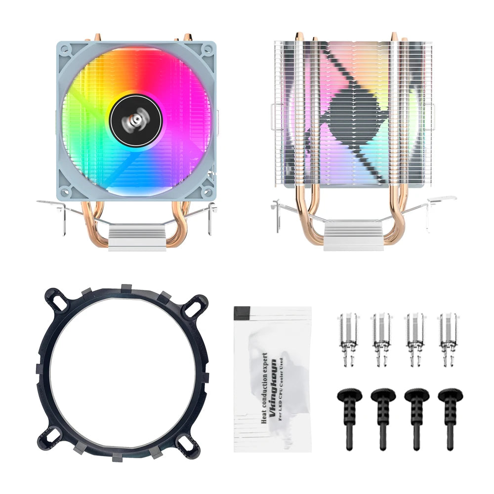 Aigo ICE200PRO Air CPU Cooler with 2 Heatpipes and PWM Fan