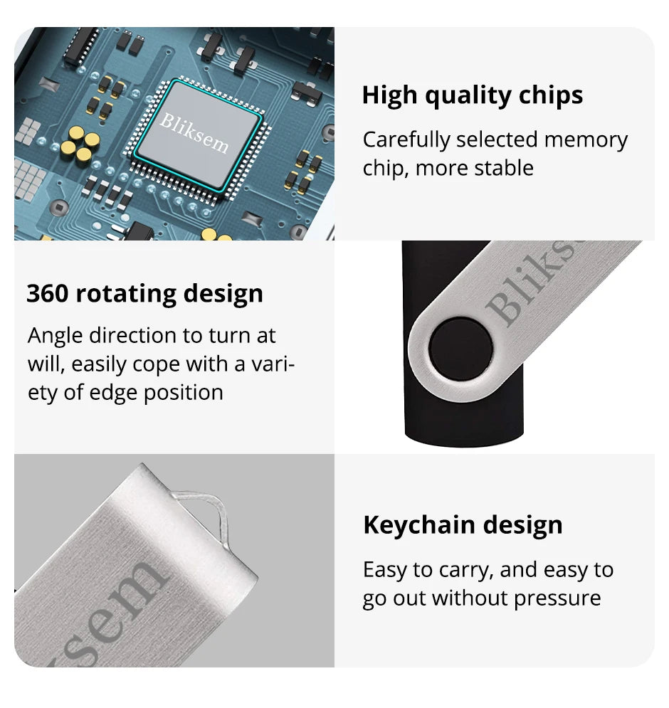 Bliksem Pendrive 64GB USB Flash Drive for PC Mobile Use