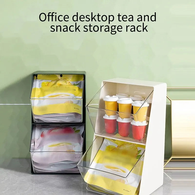 1PC Tea Bag Organizer Drawer Rack for Coffee and Cosmetics