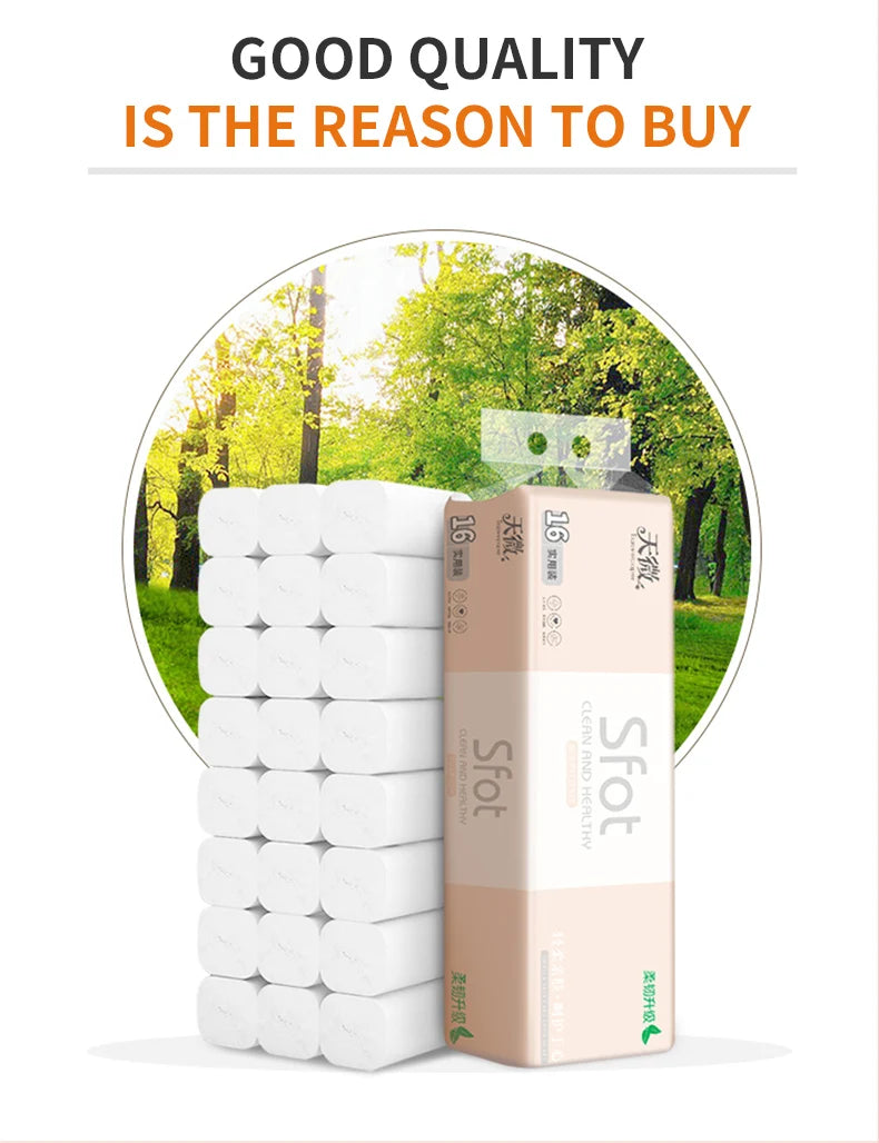 Max 48 Rolls Coreless Toilet Paper Household Pack Soft Absorbent Tissue