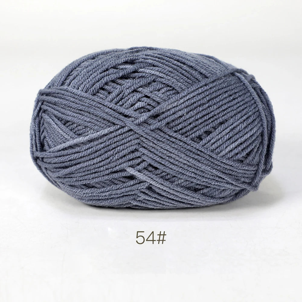 A1-1 50g Set Soft Milk Cotton Yarn for Knitting and Crochet