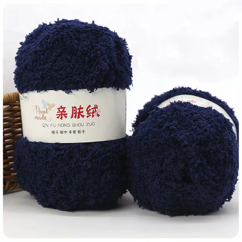 50g/Set Chenille Yarn Soft Coral Velvet for Knitting DIY