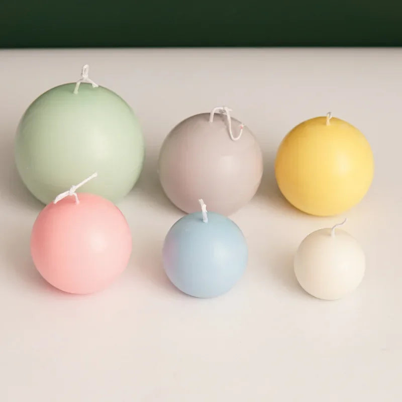 5-10cm Spherical Candle Plastic Mold DIY Aromatherapy Kit