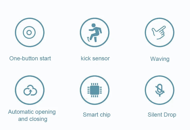 13L Kitchen Trash Bin Bathroom Touch Smart Garbage Can