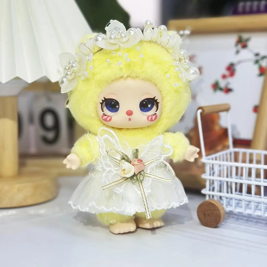 For Liila Lucky Cat Dresses Cute Doll Outfit Accessories