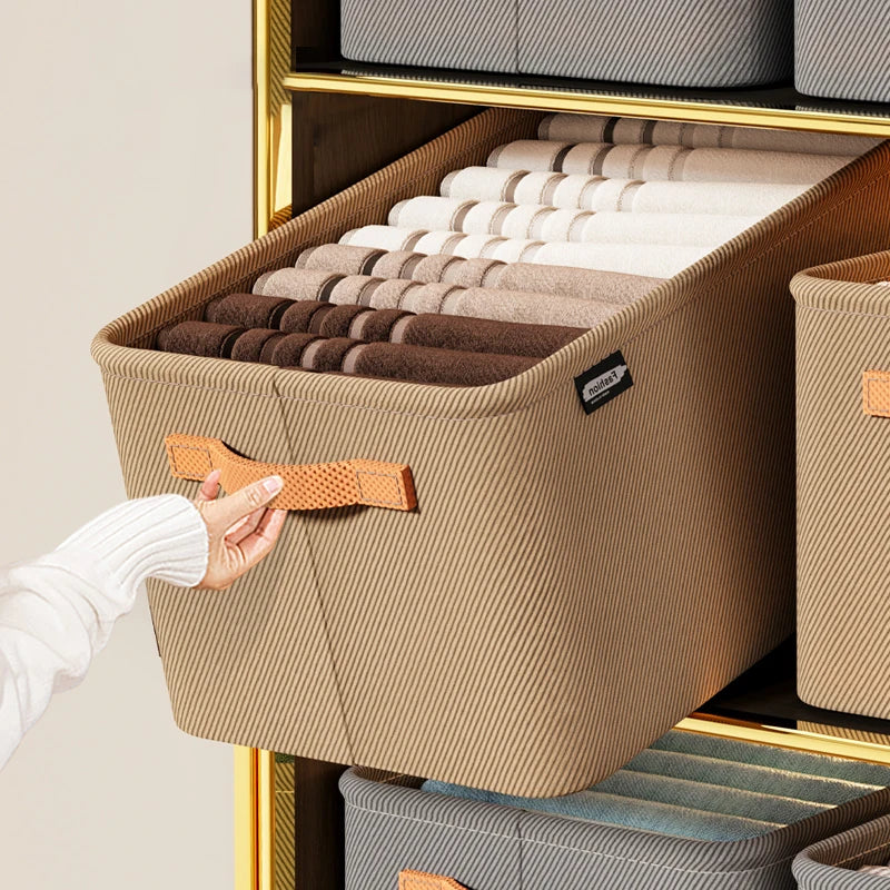 1/2/3PCS Collapsible Clothing Organizer for Closet and Toy Storage